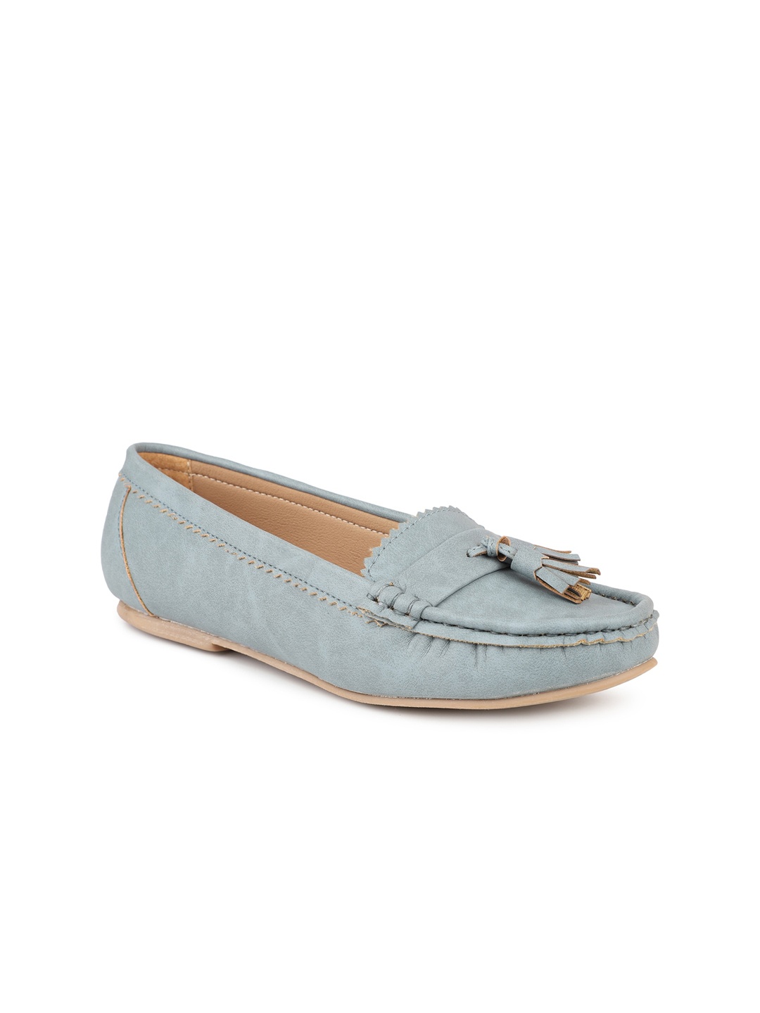 

DESIGN CREW Women Blue Tassel Loafers