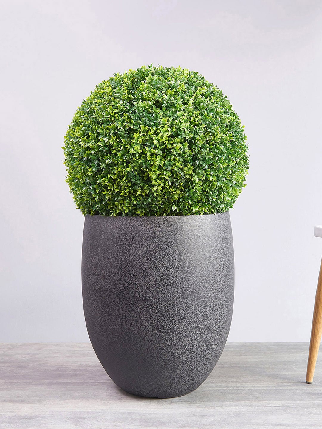 

Pure Home and Living Green Grass Ball Topiary Artificial Flowers and Plants
