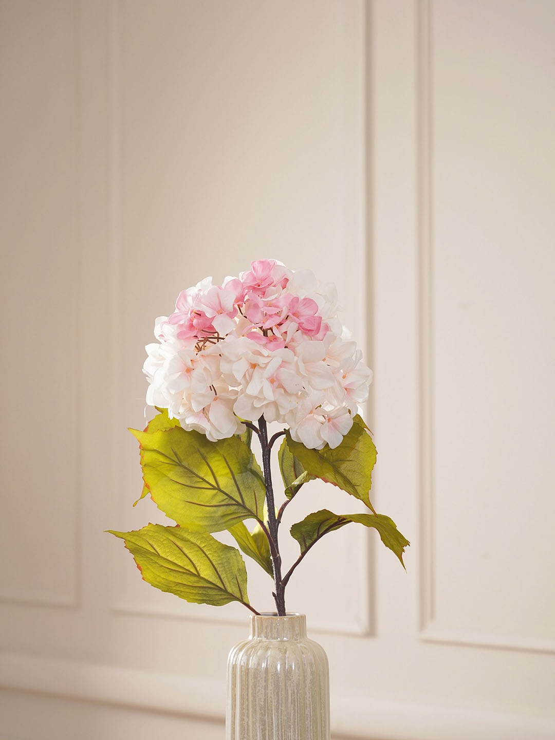 

Pure Home and Living Pink & White Hydrangea Artificial Flowers