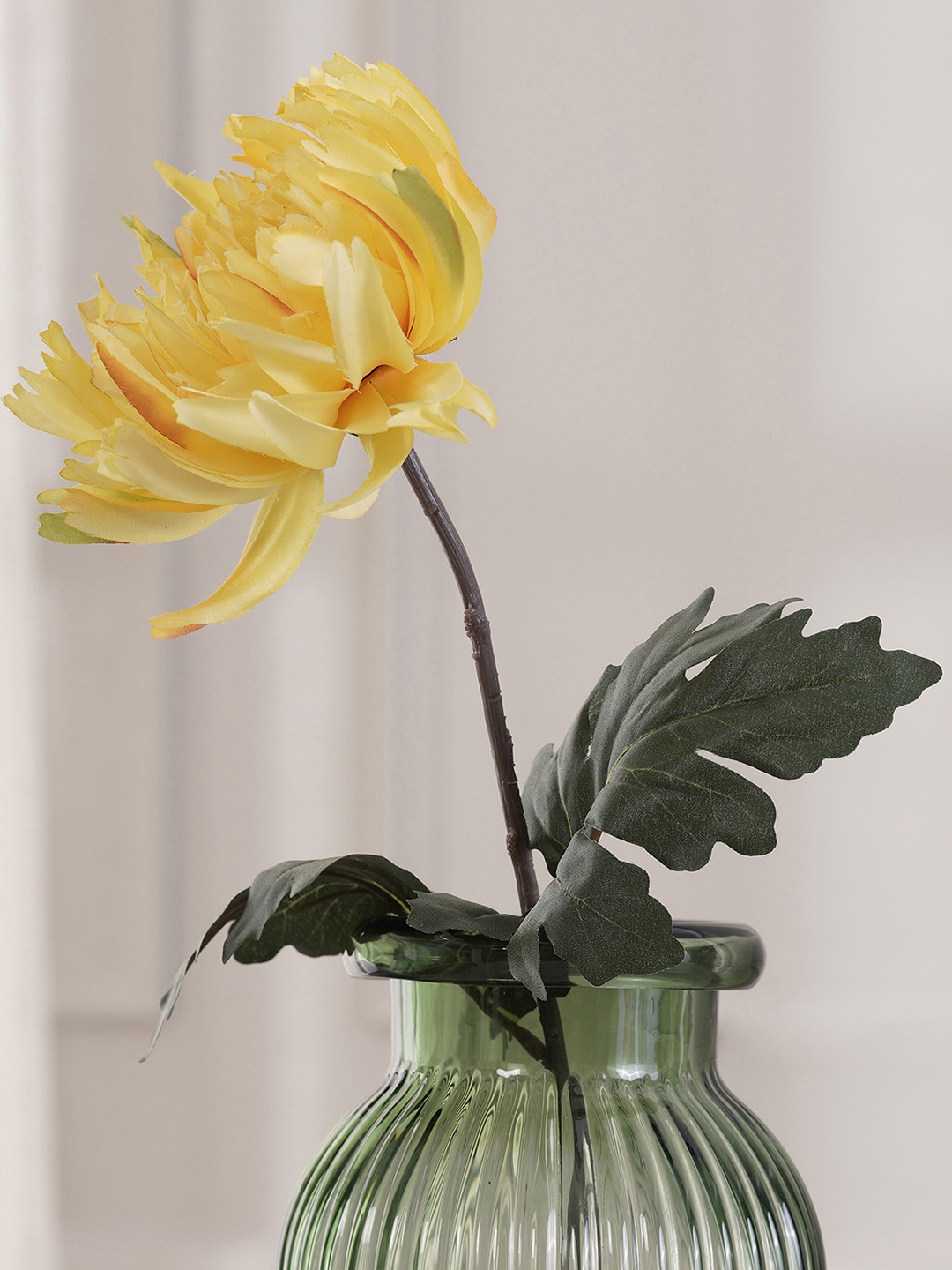 

Pure Home and Living Yellow Chrysanthemum Artificial Flower