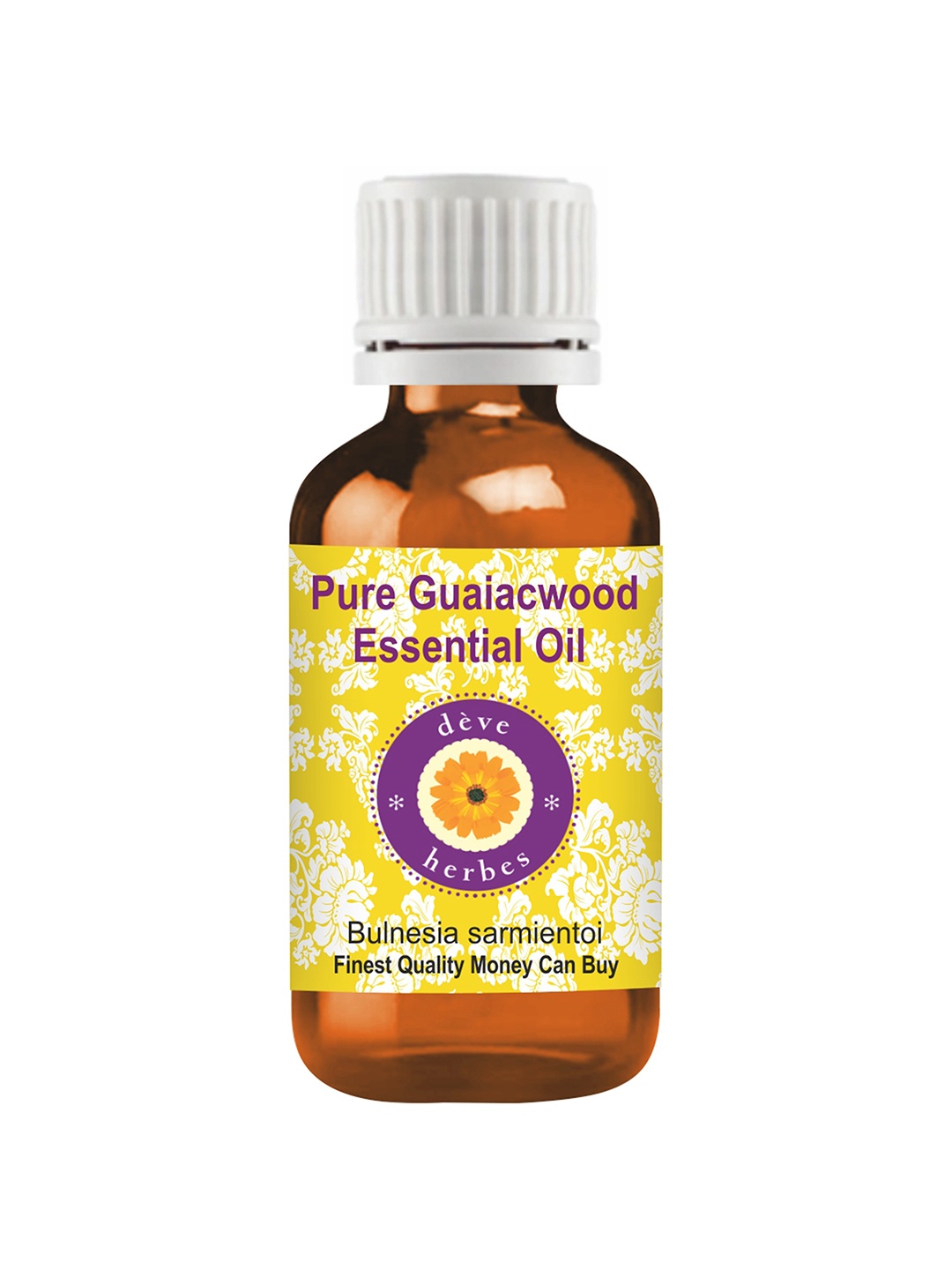 

Deve Herbes Natural Therapeutic Grade Steam Distilled Pure Guaiacwood Essential Oil-100ml, Yellow