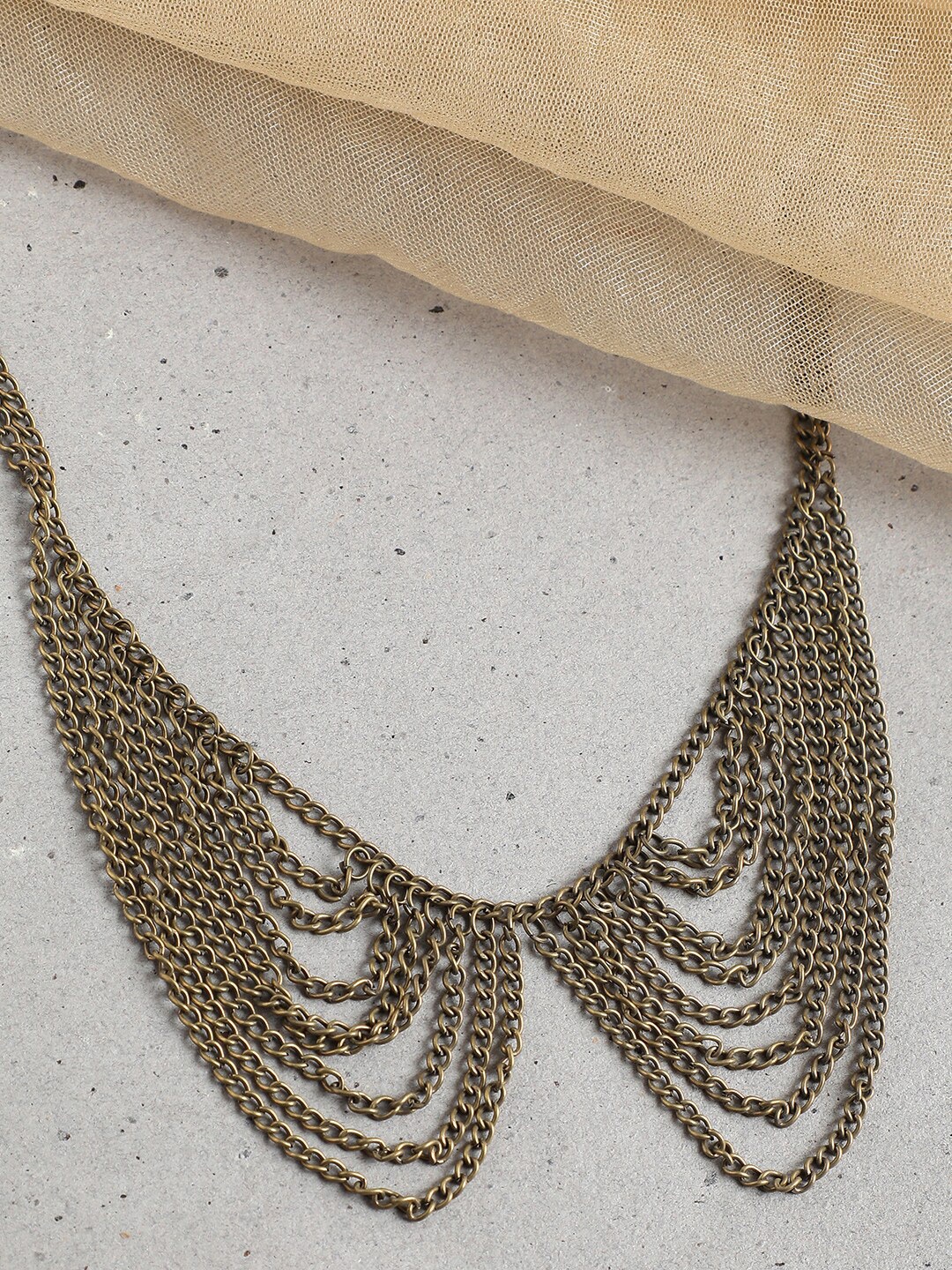 

SOHI Women Gold-Toned Gold-Plated Necklace