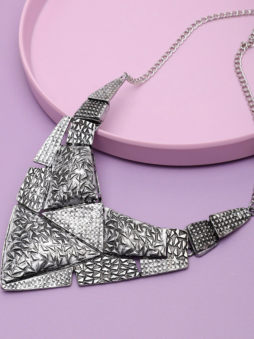

SOHI Women Silver-Toned Necklace