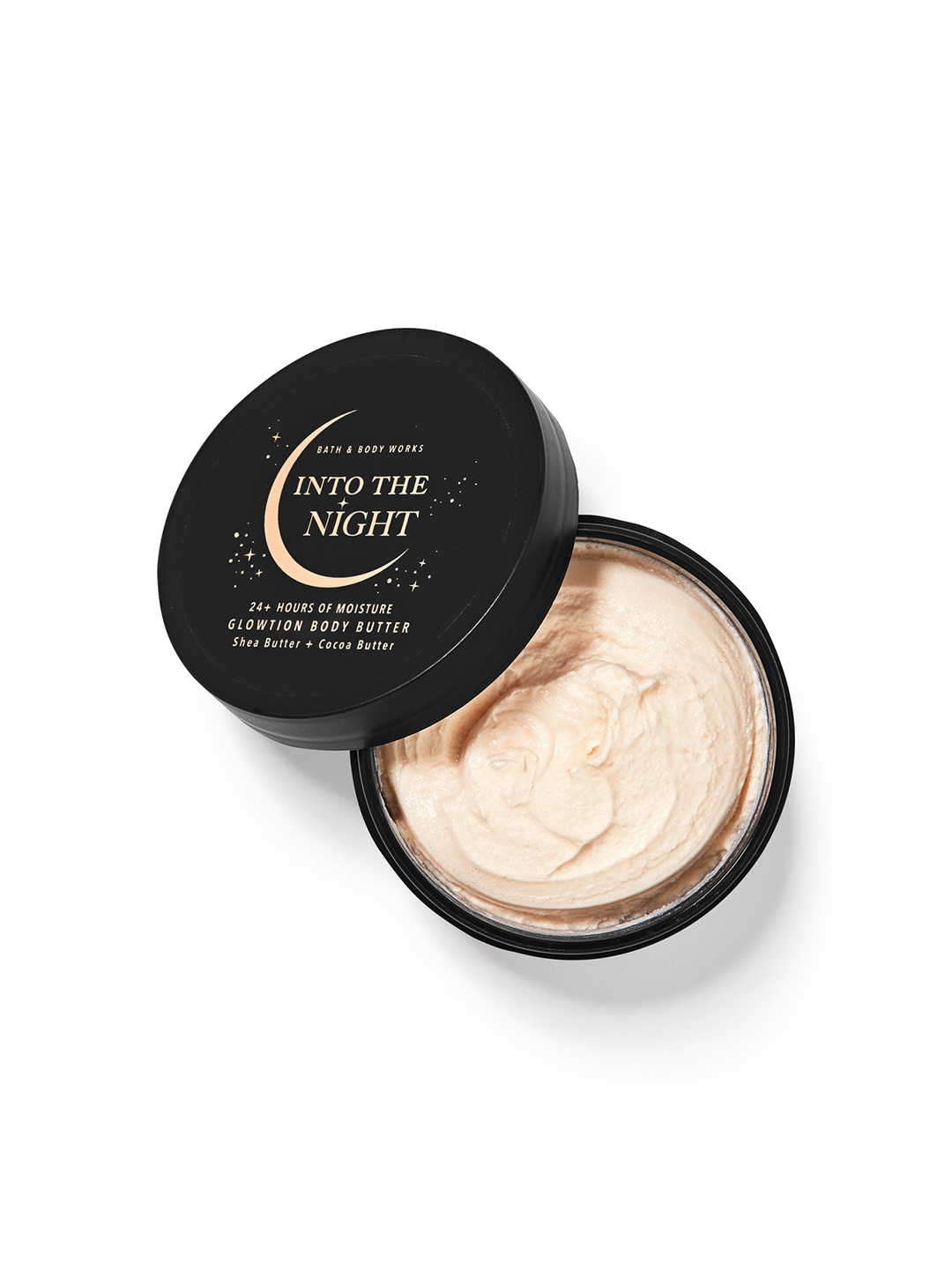 

Bath & Body Works Into the Night Whipped Glow-tion Body Butter with Shea Butter - 185g, Black