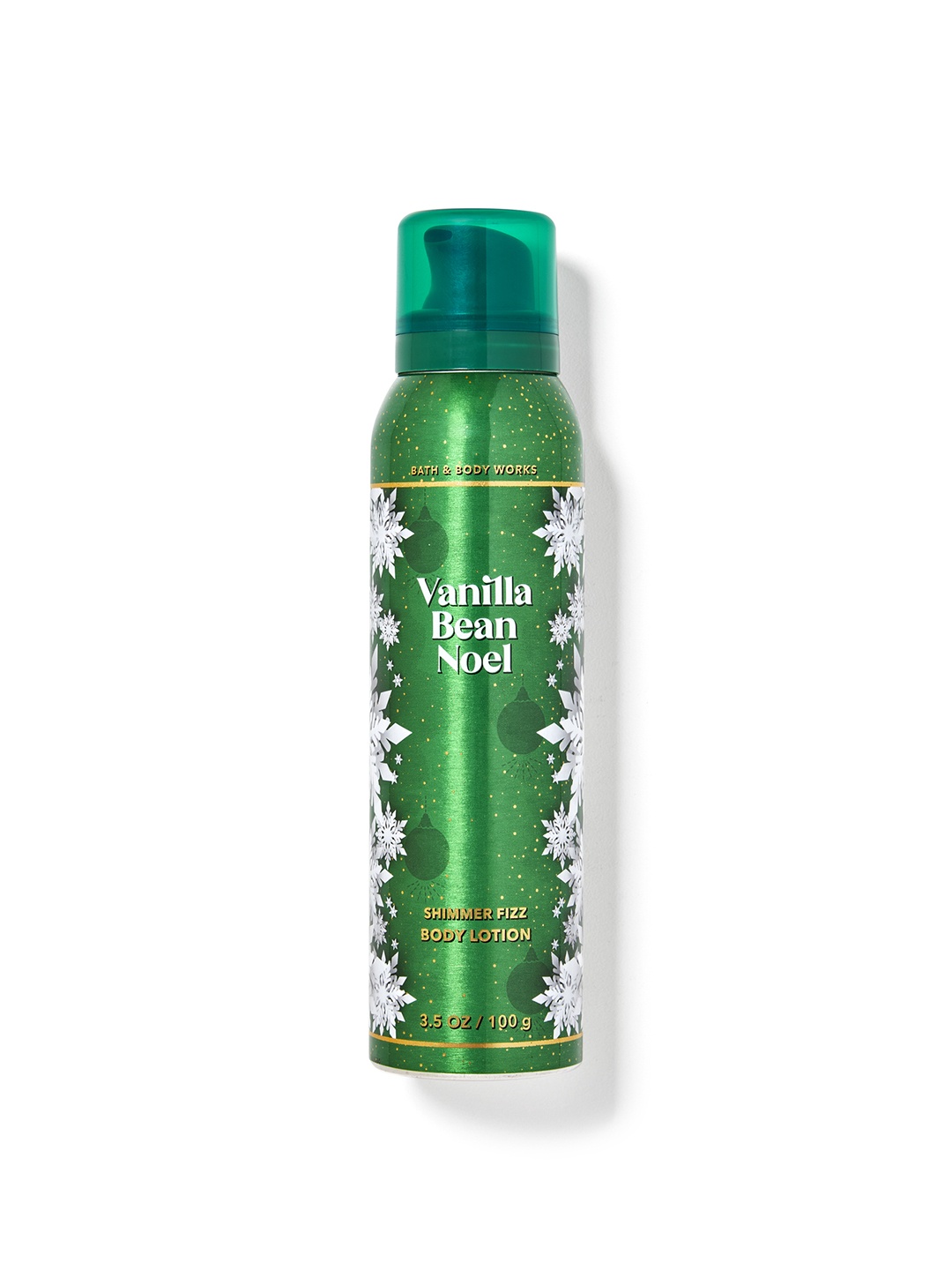 

Bath & Body Works Vanilla Bean Noel Shimmer Fizz Body Lotion - 100 g, Green