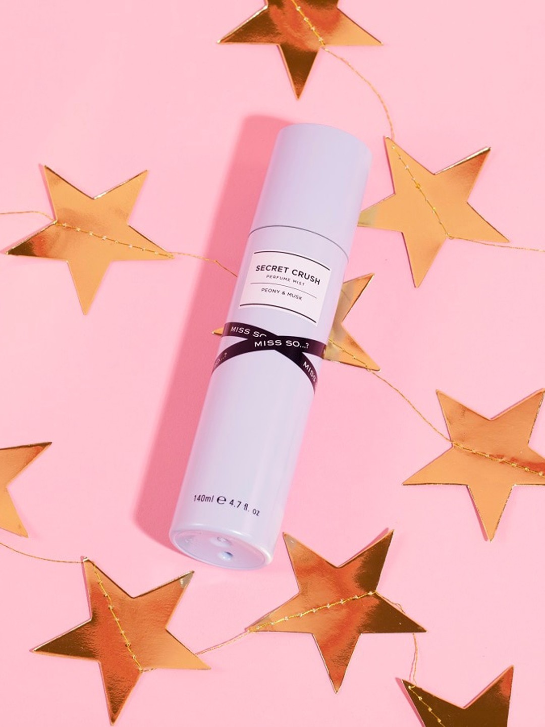 

SO Miss So... Secret Crush Peony & Musk Perfume Mist 140ml, Transparent