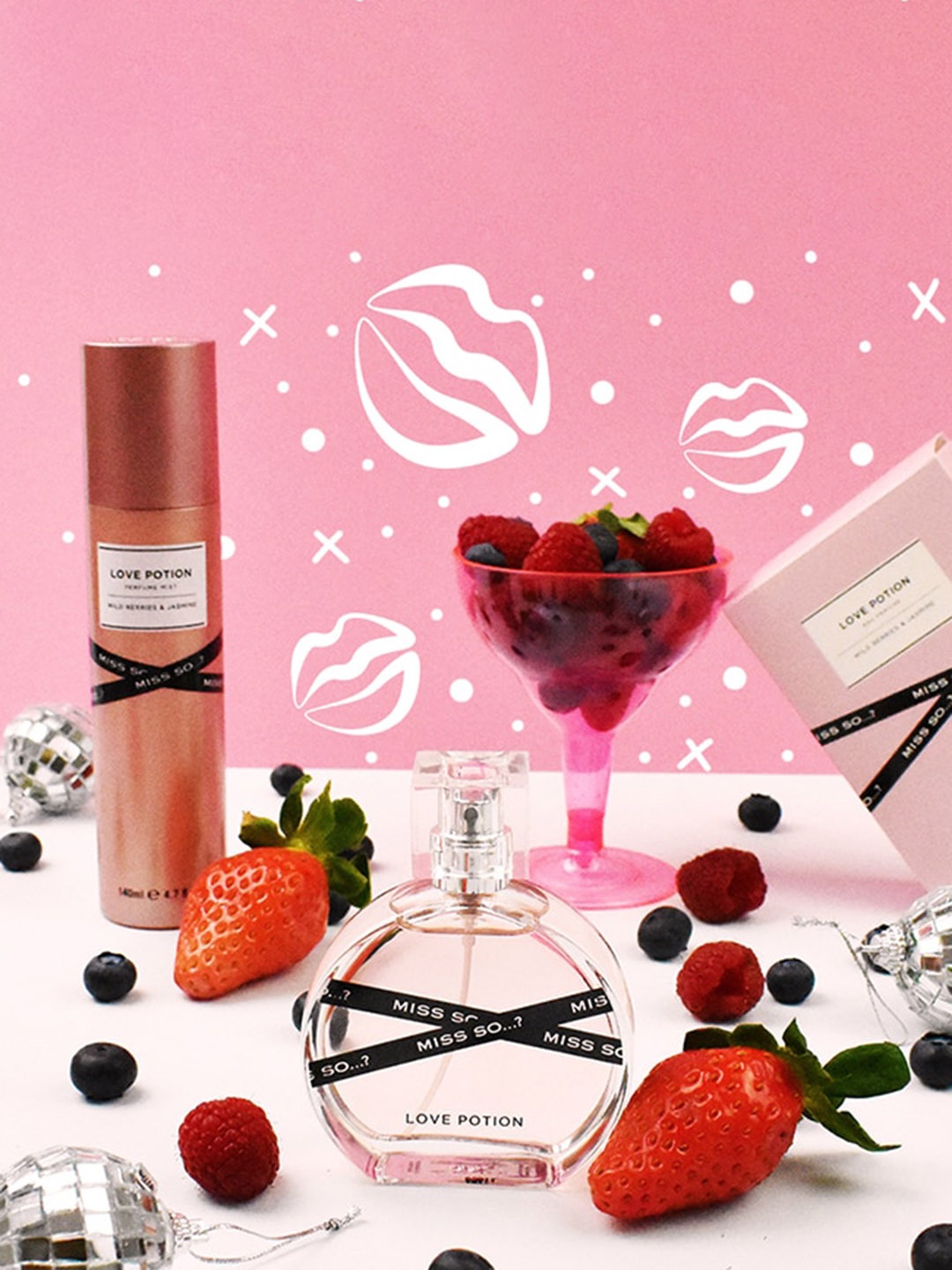 

SO Miss So... Love Potion Wild Berries & Jasmine Perfume Mist 140ml, Transparent
