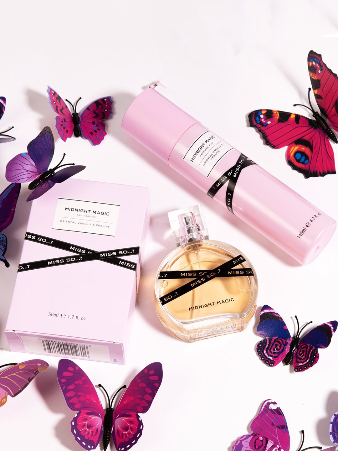 

SO Miss So... Midnight Magic Oriental Vanilla & Praline Eau De Parfum 50ml, Pink