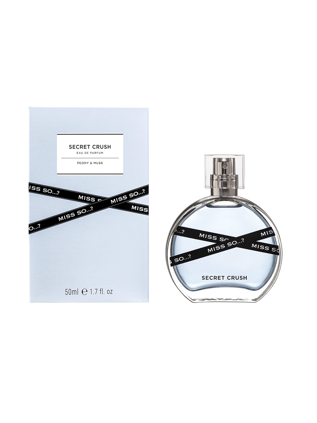 

SO Miss So... Secret Crush Peony & Musk Eau De Parfum 50ml, Transparent