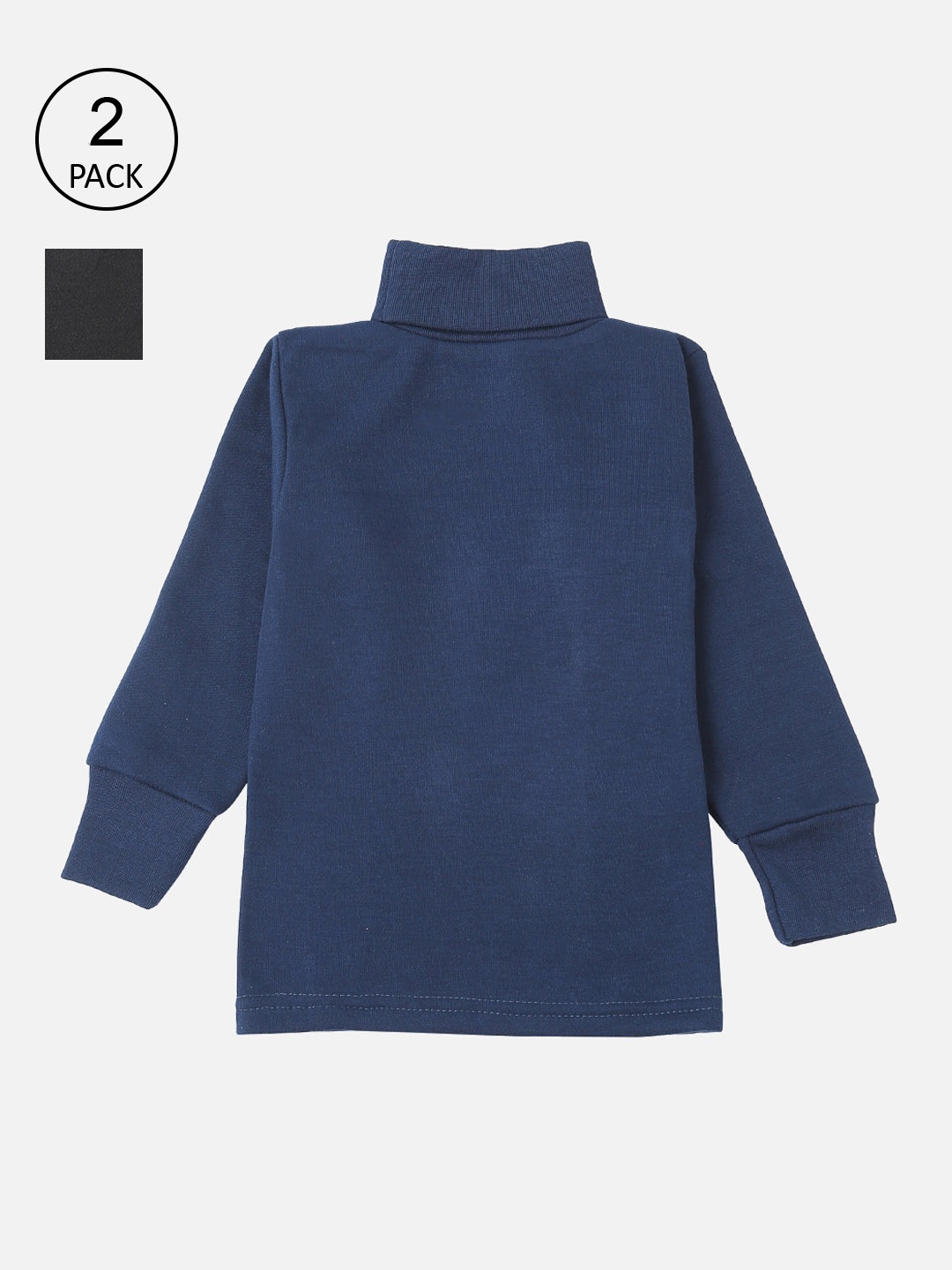 

Lux Cottswool Boys Pack Of 2 Solid Cotton Thermal Tops, Blue
