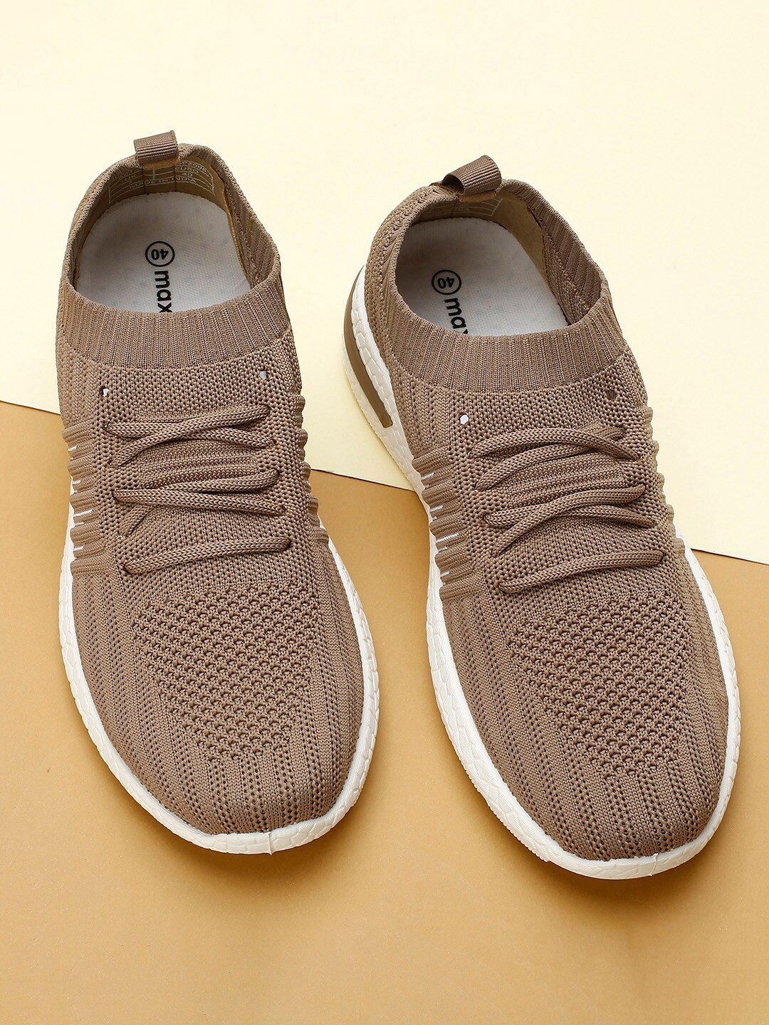 

max Women Brown Running Non-Marking Shoes