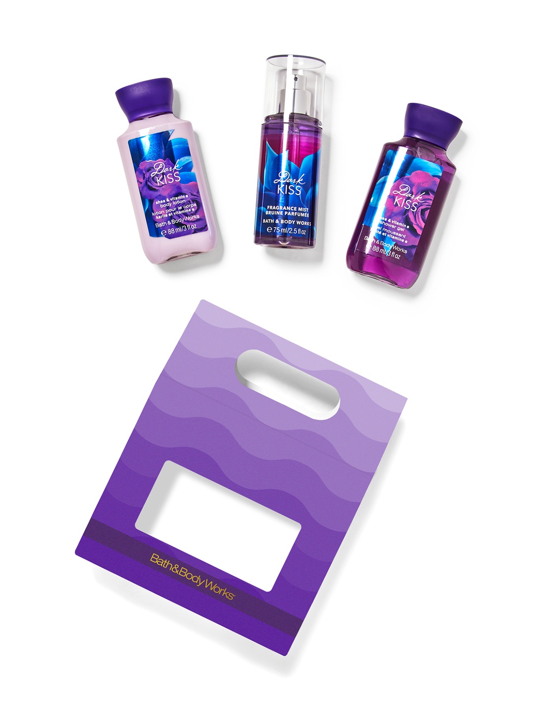 

Bath & Body Works Dark Kiss Mini Gift Box Set - 251 ml, Purple