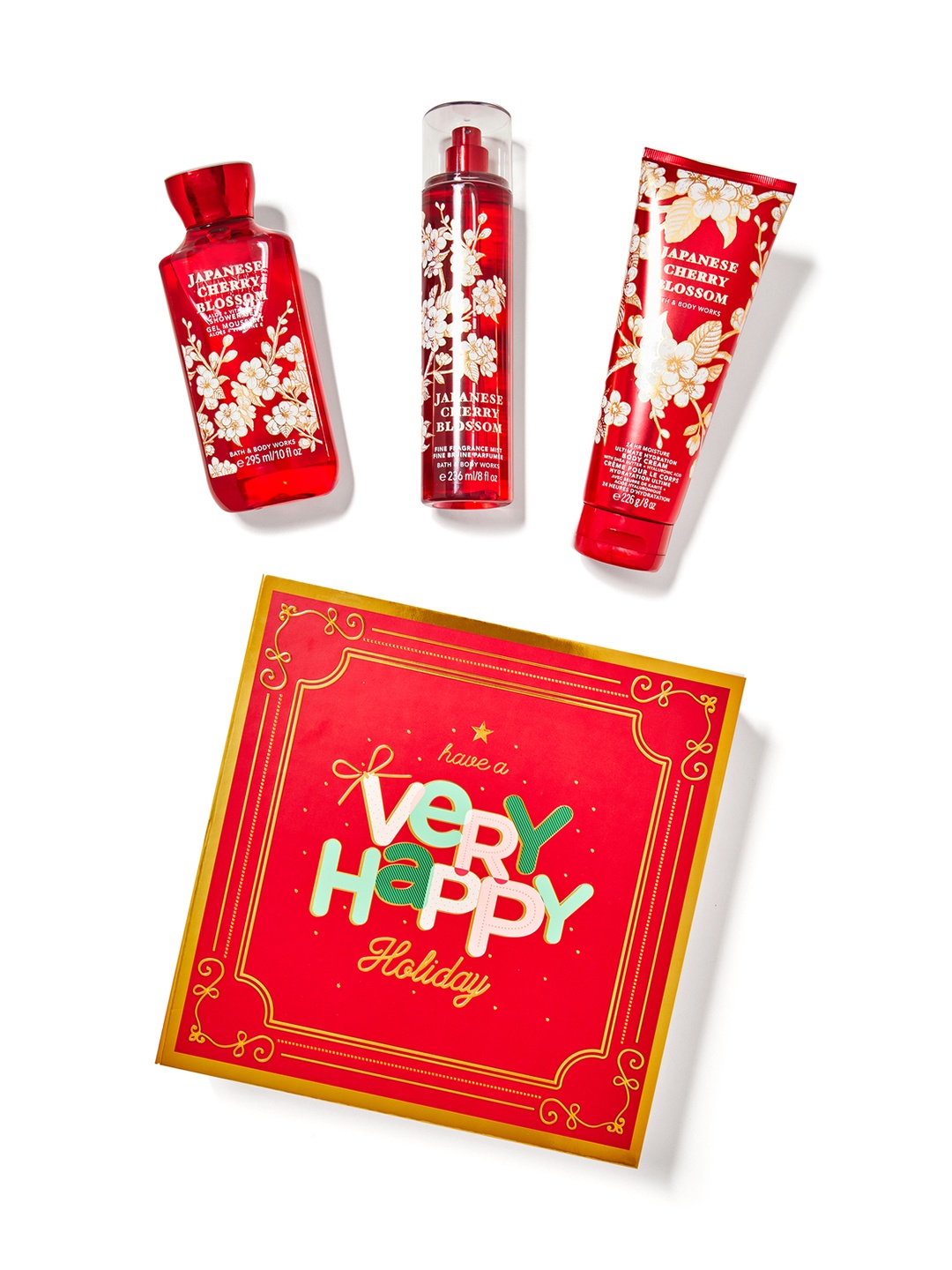 

Bath & Body Works Japanese Cherry Blossom Gift Box Set, Red