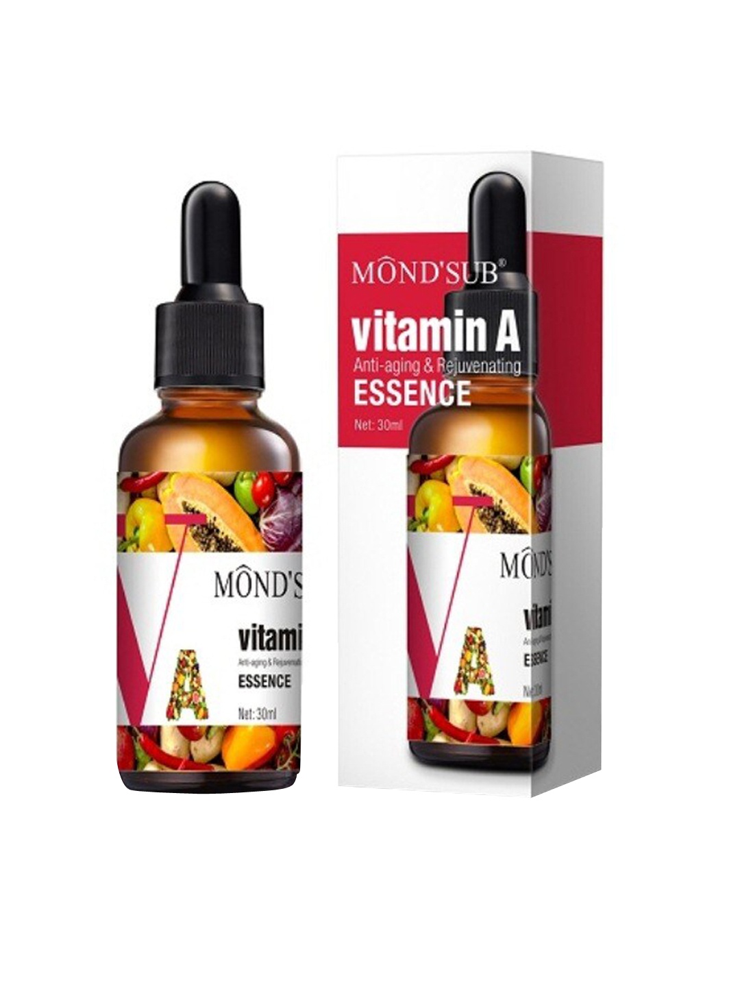 

MONDSUB Vitamin B3 & Vitamin A Serum - 60ml, Transparent