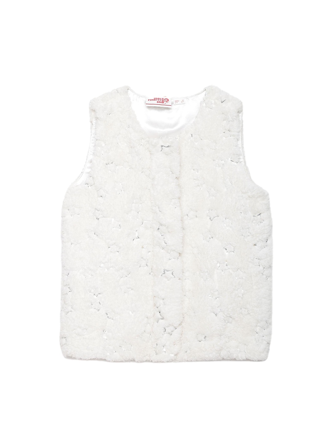 

UNDER FOURTEEN ONLY Girls White Tailored Jacket