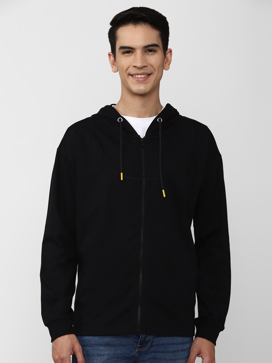 

FOREVER 21 Men Black Cotton Sweatshirt