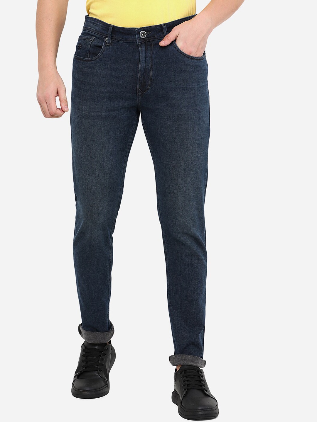 

JADE BLUE Men Blue Slim Fit Cotton Jeans