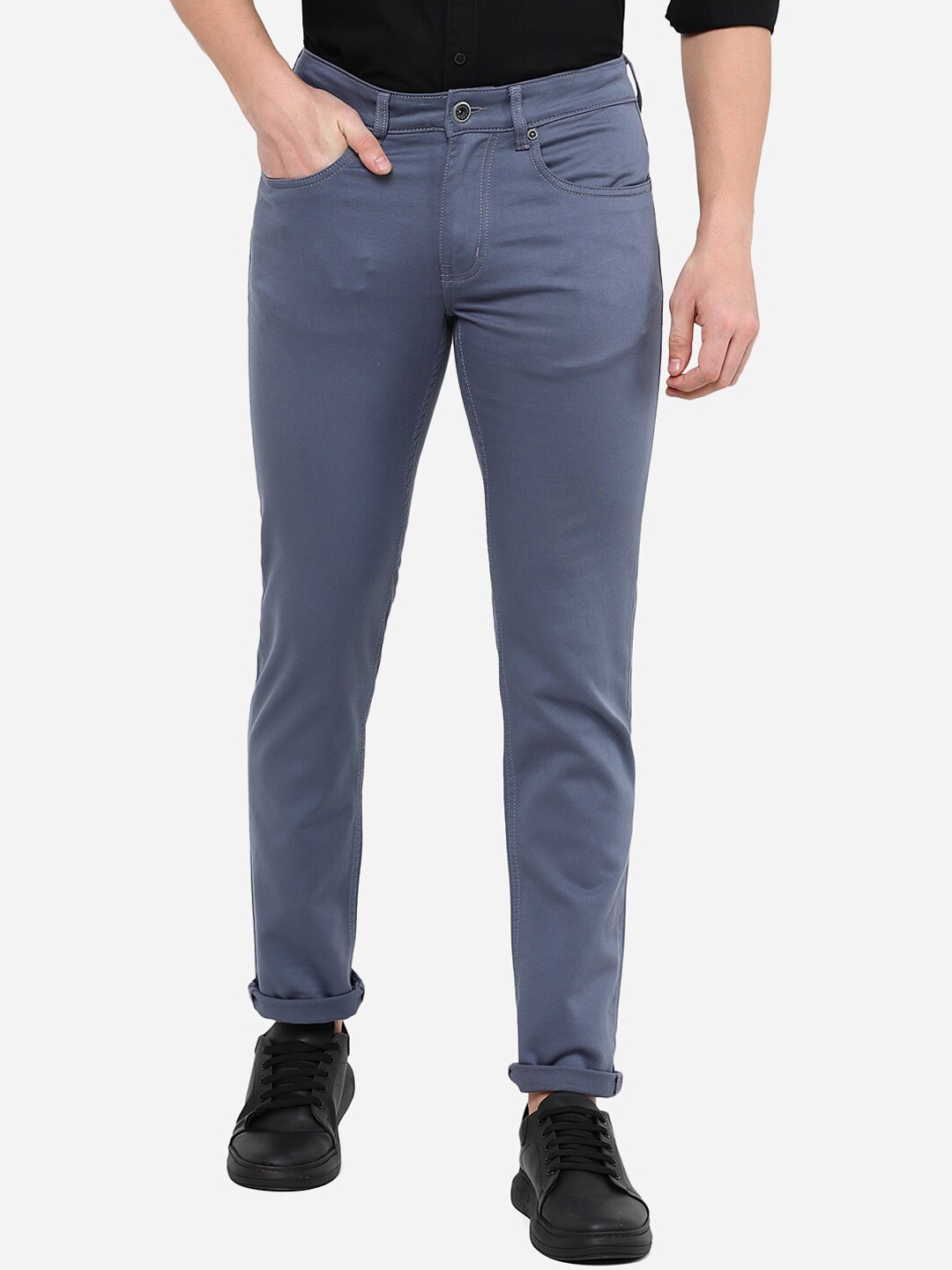 

JADE BLUE Men Blue Slim Fit Cotton Jeans