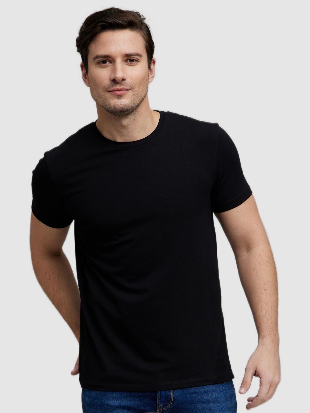 

Celio Men Black T-shirt