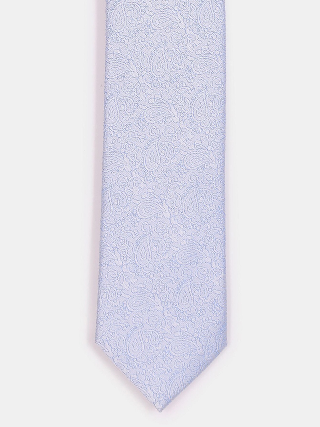 

Arrow Men Blue & White Woven Design Broad Tie