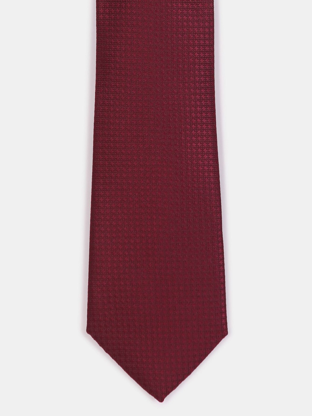 

Arrow Men Red Dobby Skinny Tie