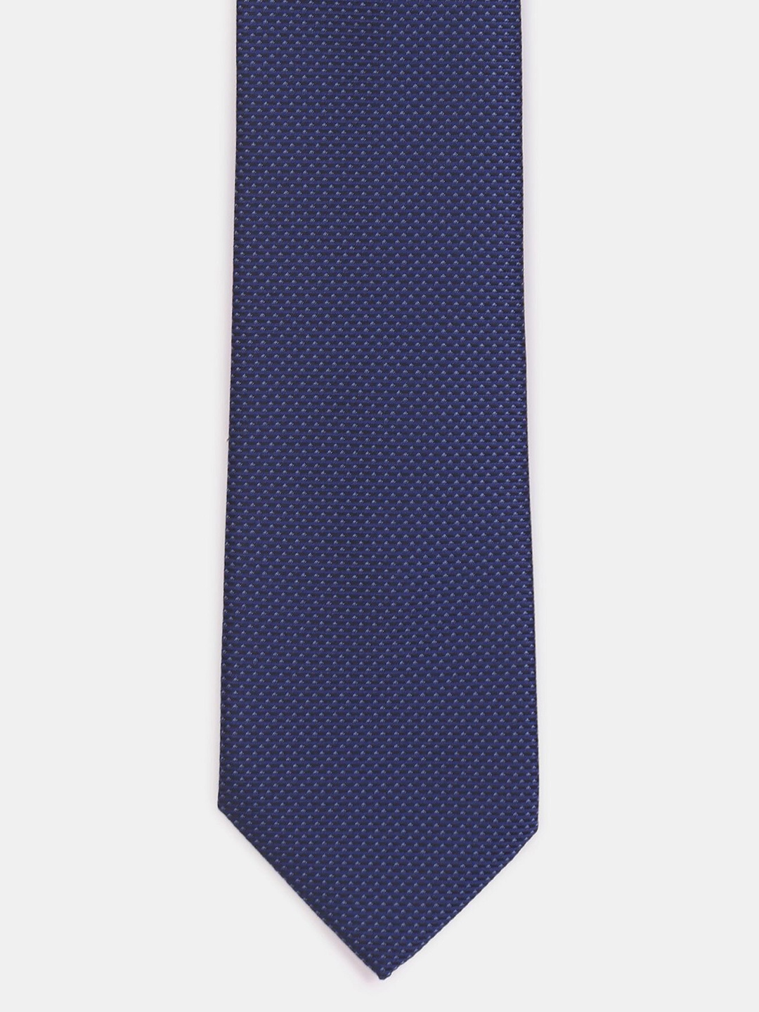 

Arrow Men Blue Woven Design Dobby Broad Tie