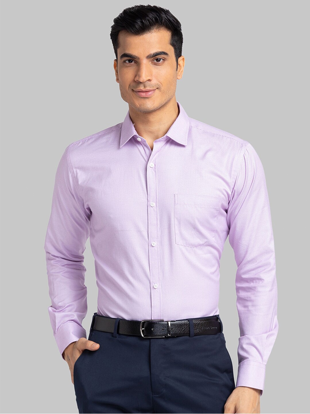 

Park Avenue Men Purple Formal Shirt