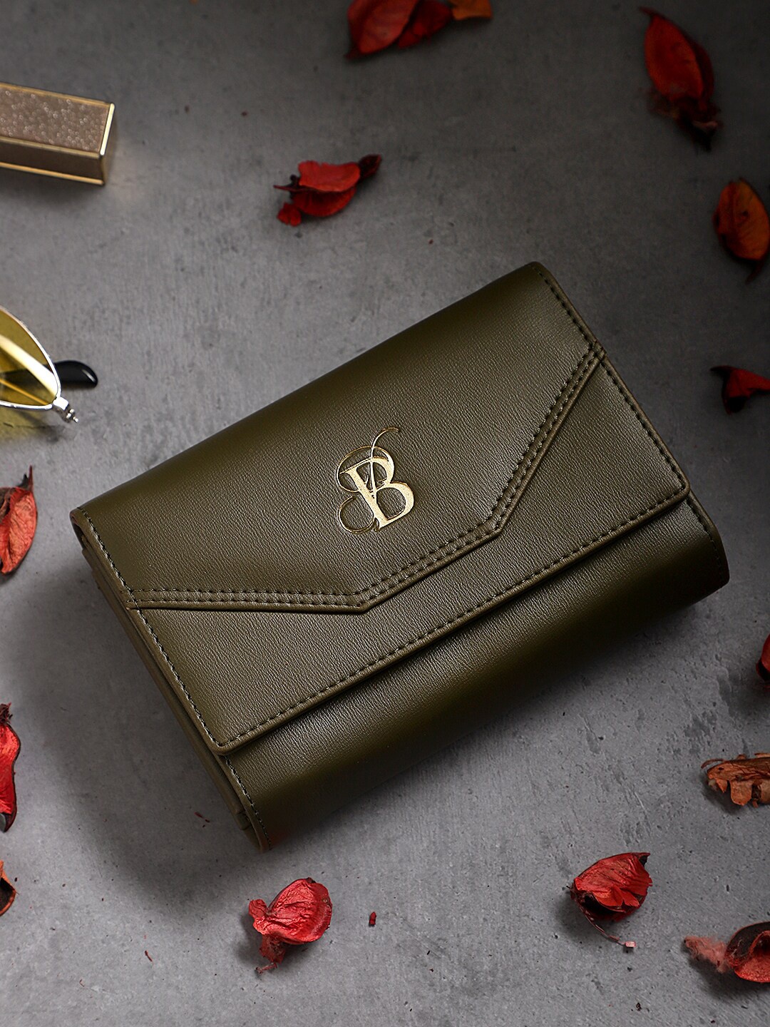

Bag Pepper Olive Green Purse Clutch