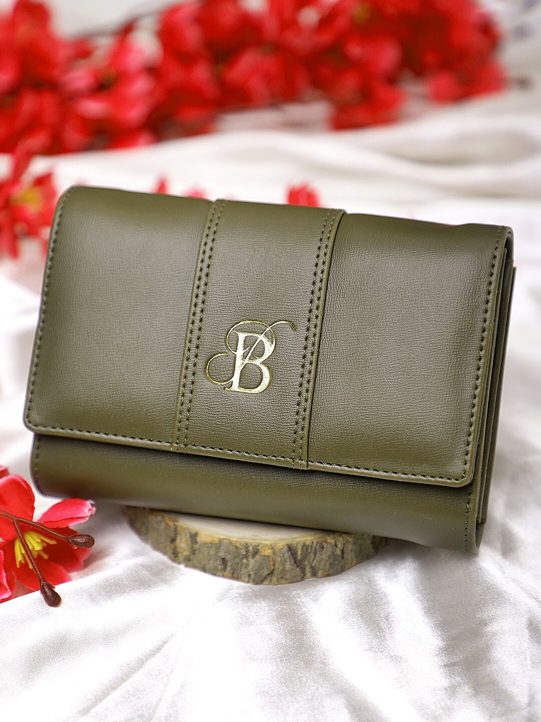 

Bag Pepper Olive Green Purse Clutch