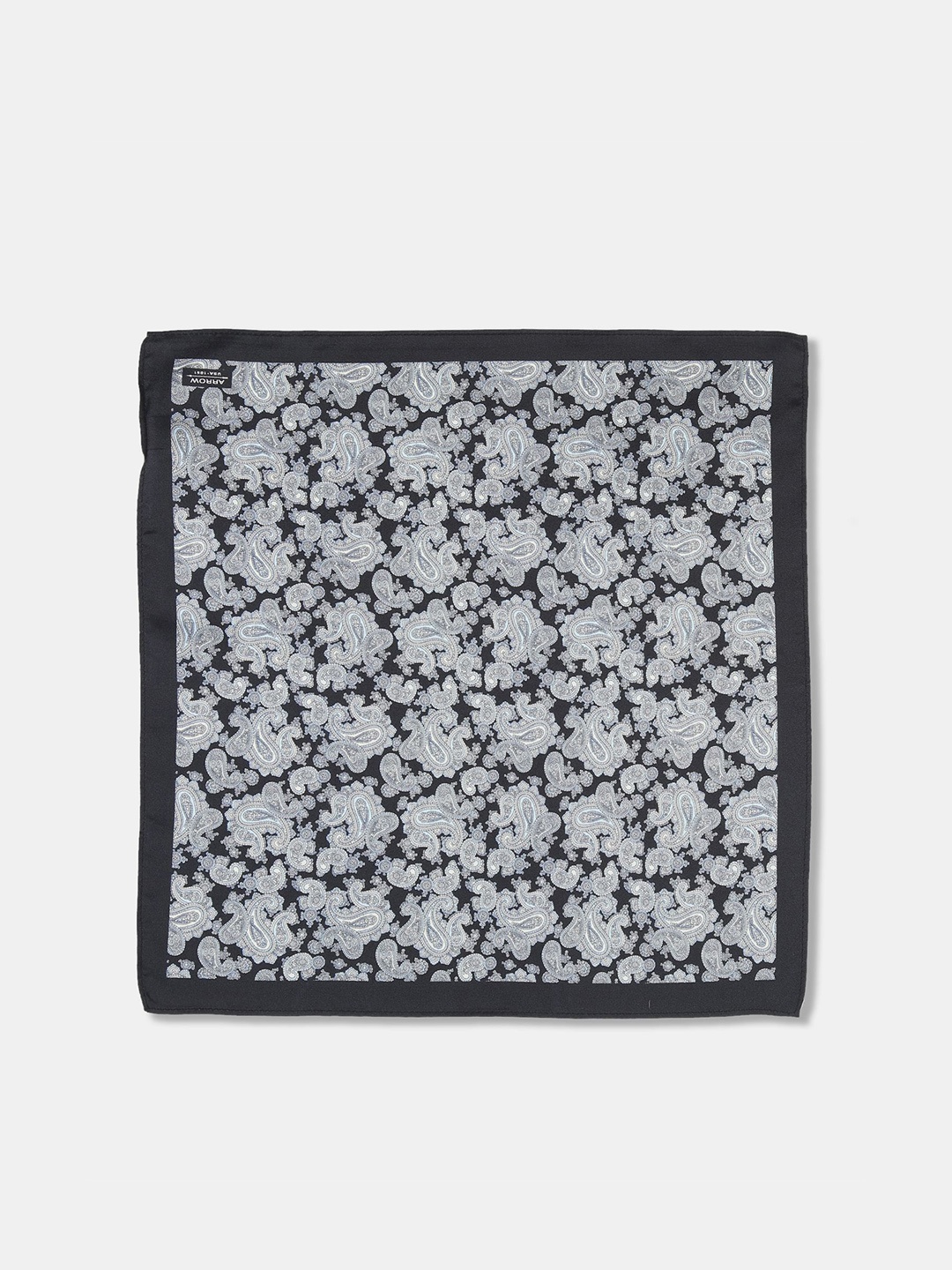 

Arrow Men Black Printed Pocket Squares