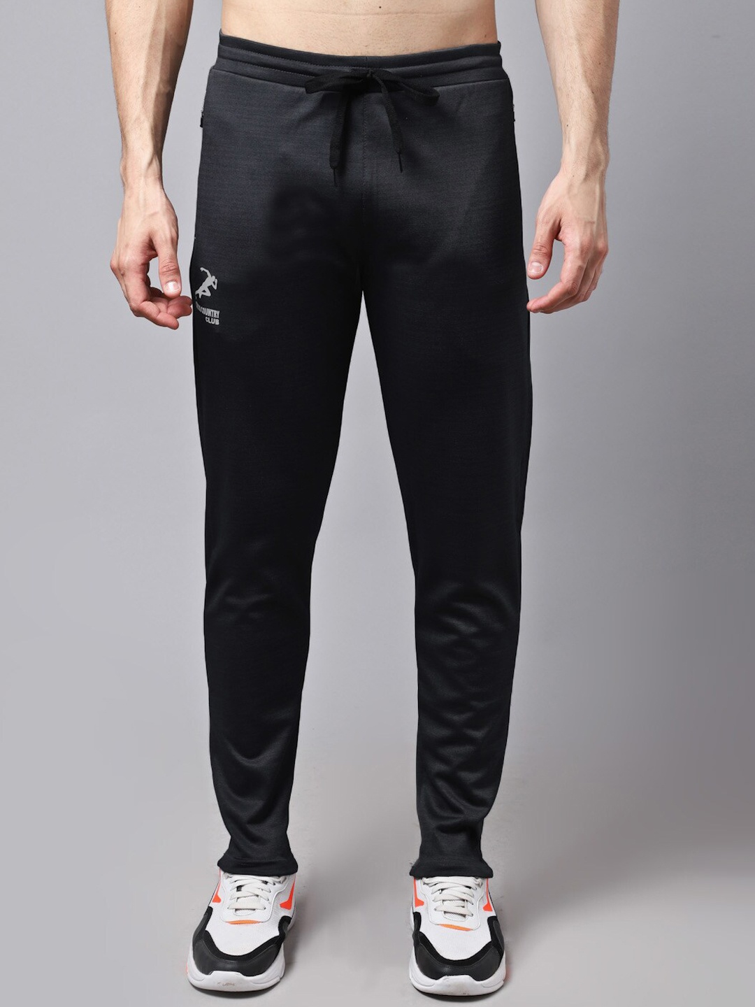 

GRACIT Men Black Solid Track Pants