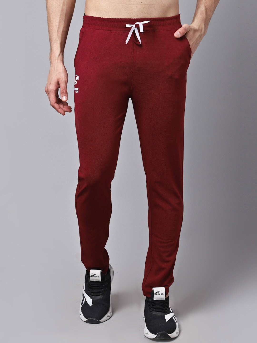 

GRACIT Men Maroon Solid Track Pant