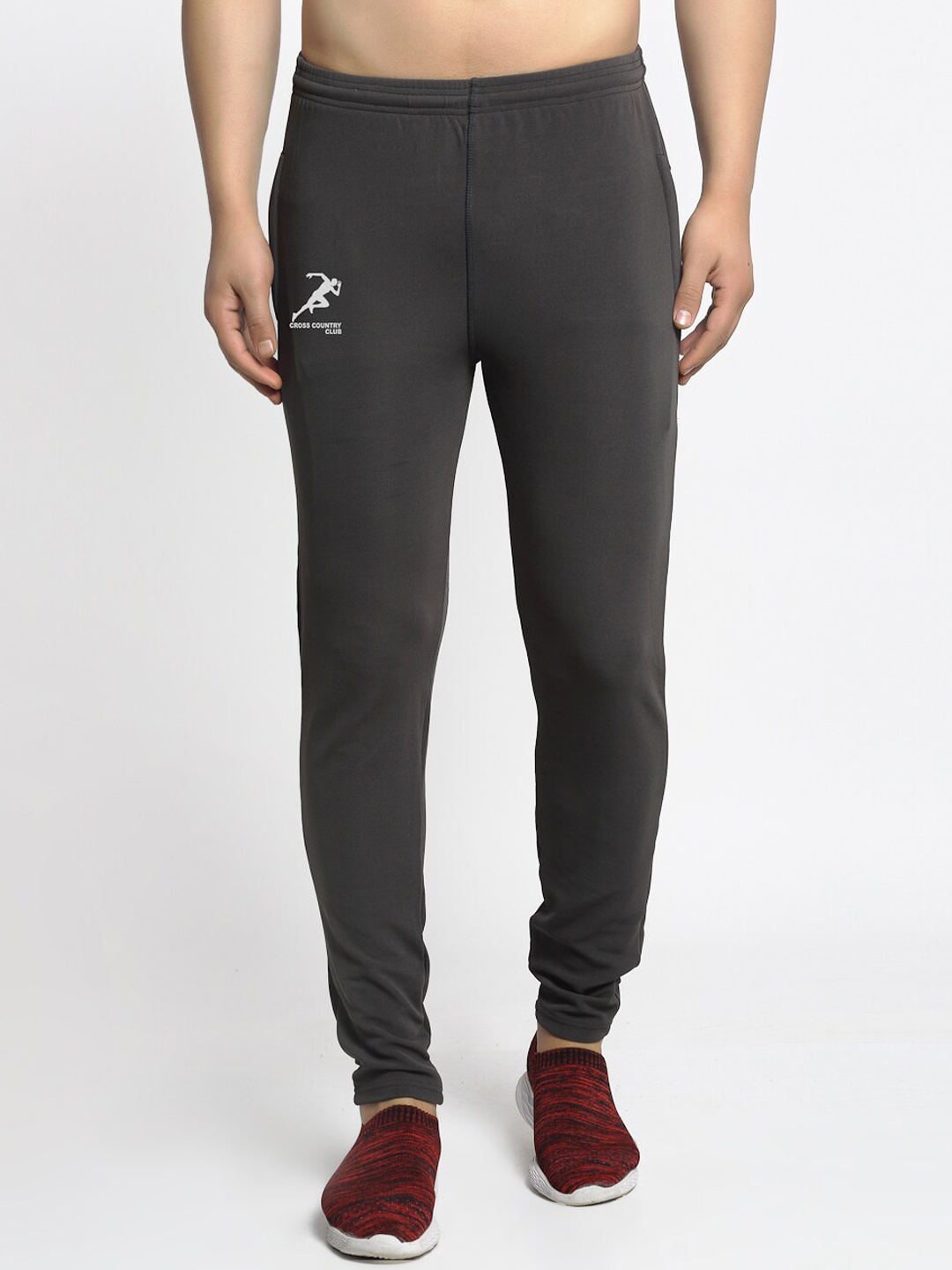 

GRACIT Men Grey Solid Joggers
