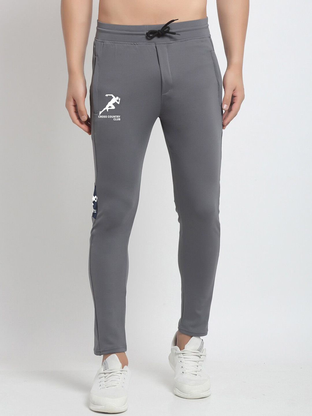 

GRACIT Men Grey Solid Track Pant