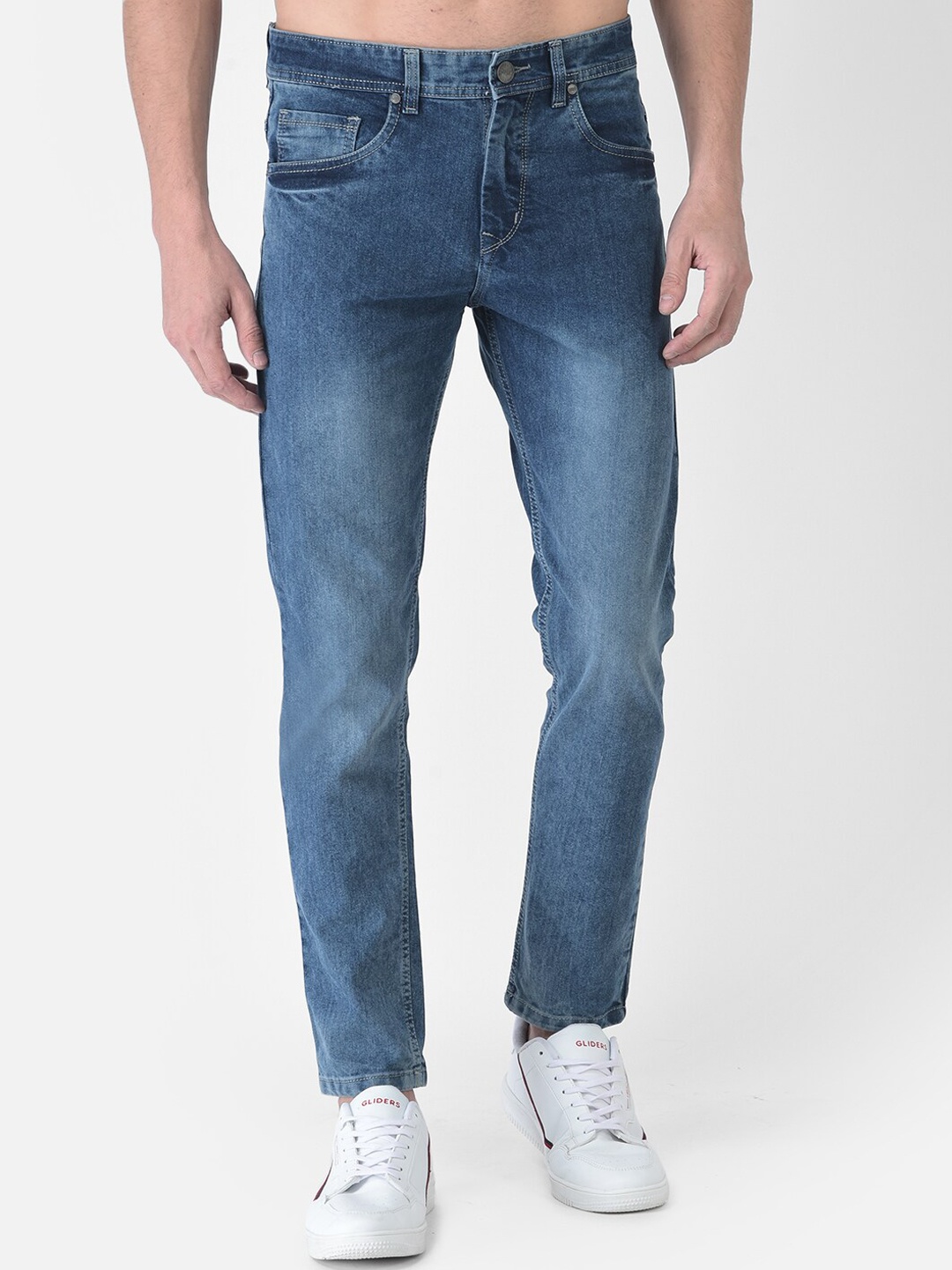 

COBB Men Blue Slim Fit Heavy Fade Jeans
