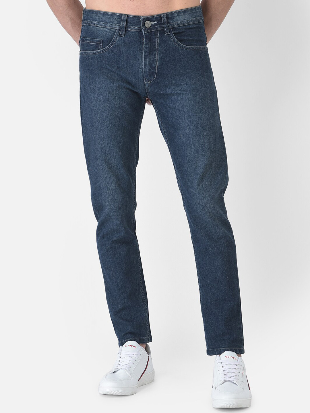 

COBB Men Blue Slim Fit Heavy Fade Jeans