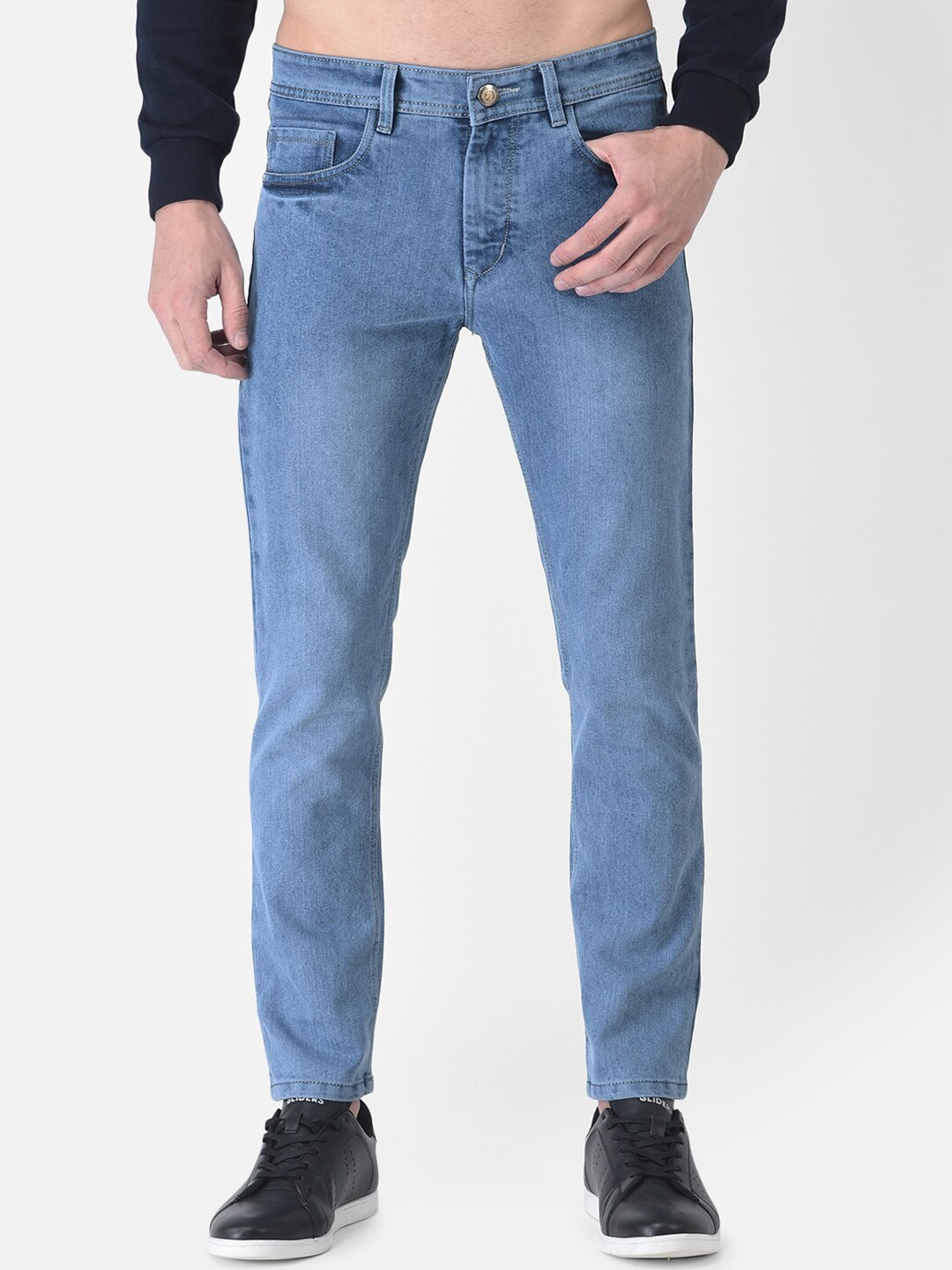 

COBB Men Blue Slim Fit Heavy Fade Jeans