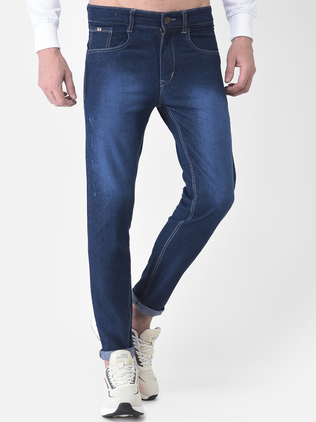 

COBB Men Blue Slim Fit Light Fade Cotton Jeans