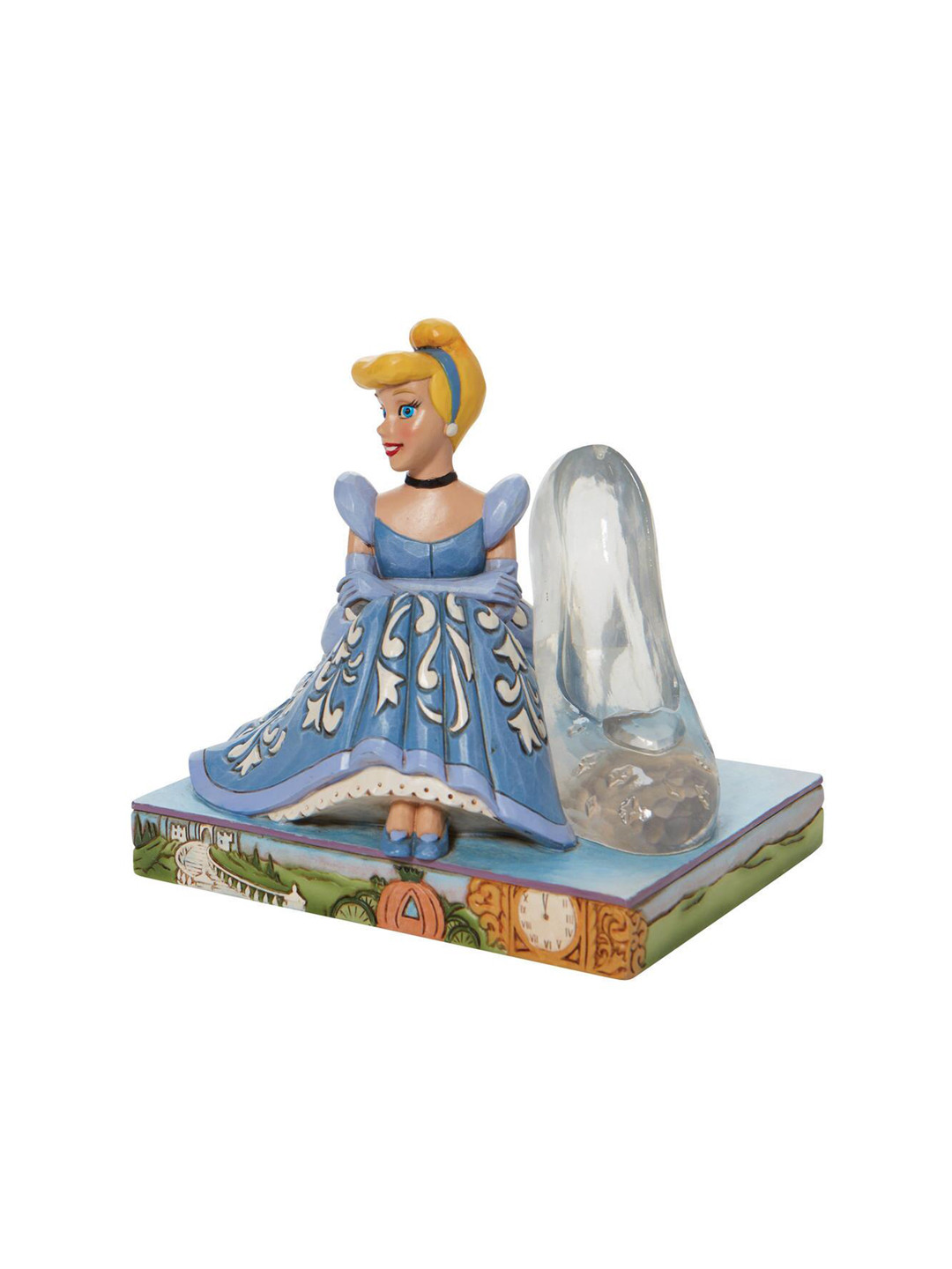 

Enesco Blue Cinderella Glass Slipper Figure Showpiece