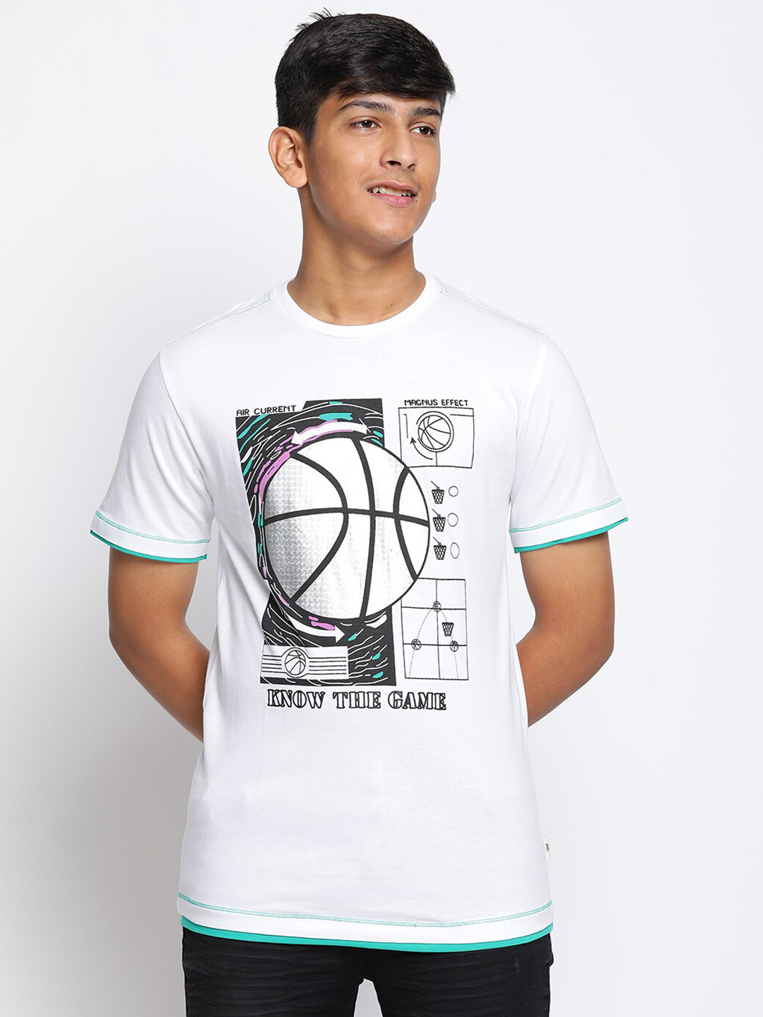 

Lil Tomatoes Boys White Printed T-shirt