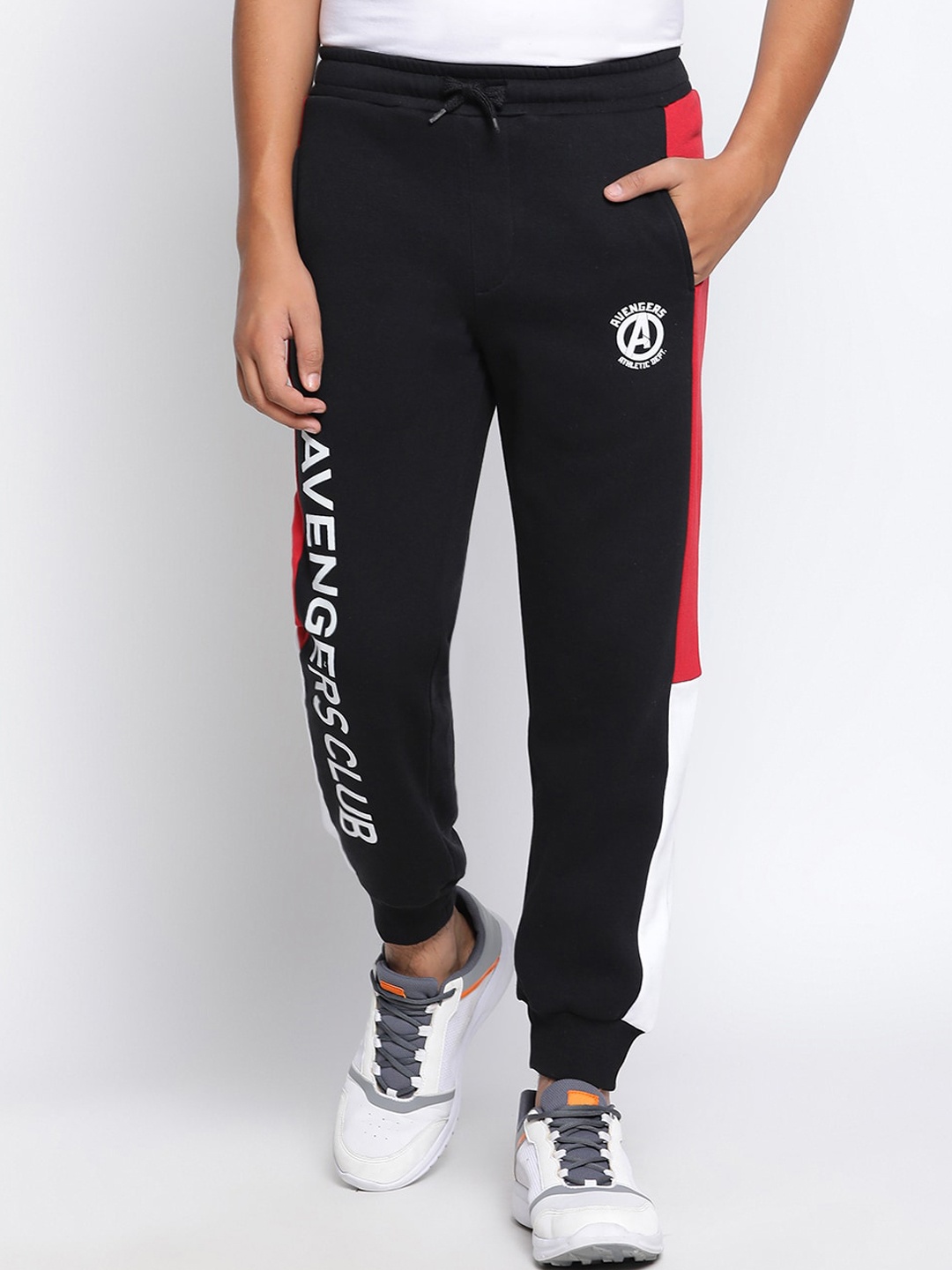 

Lil Tomatoes Boys Black Printed Joggers