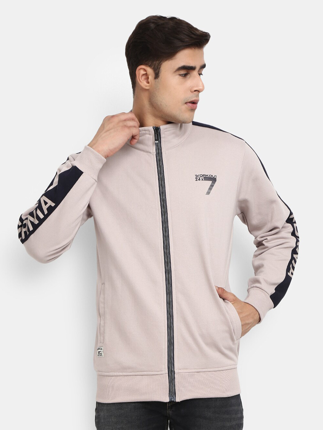 

V-Mart Mock Collar Sweatshirt, Grey