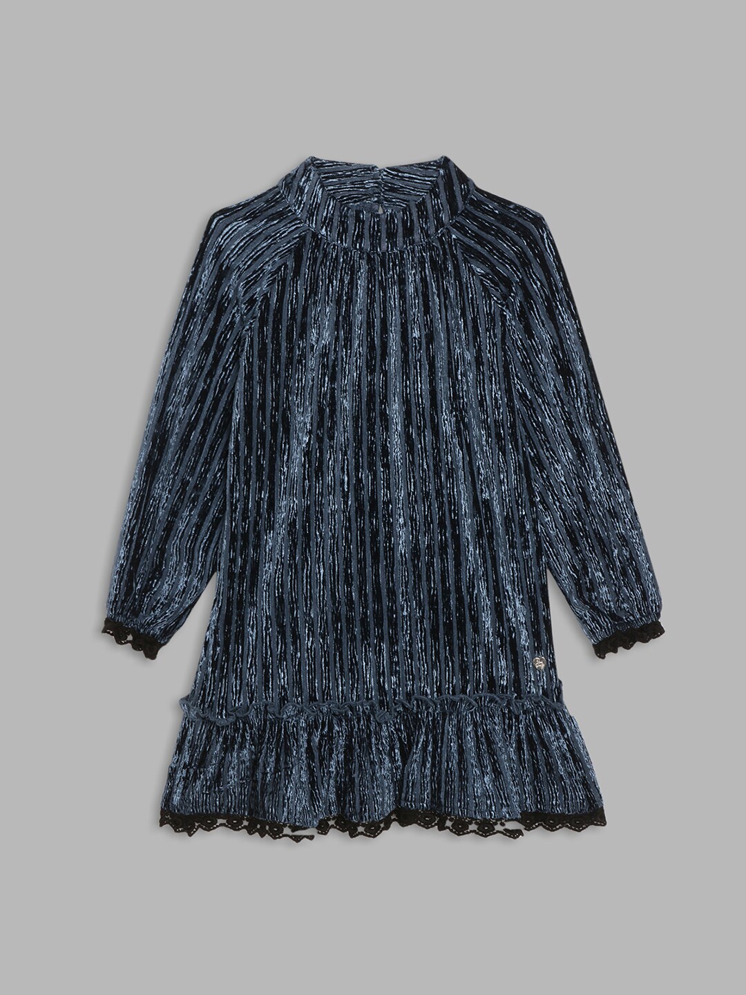 

Blue Giraffe Girls Teal A-Line Dress