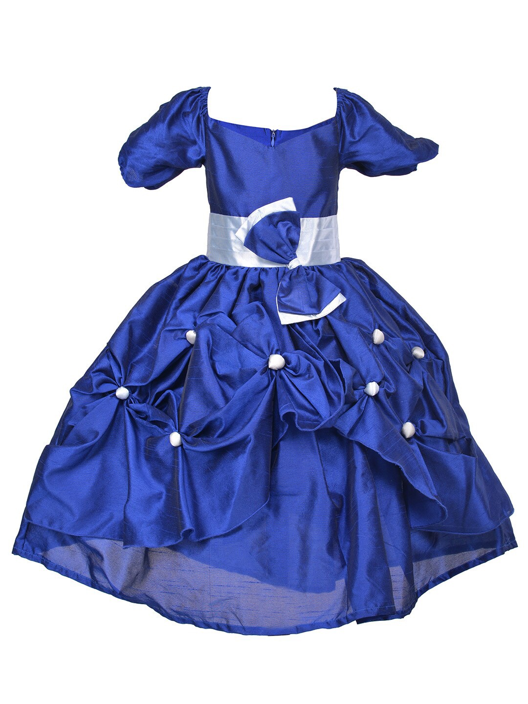 

Samsara Couture Blue Embellished Net Dress
