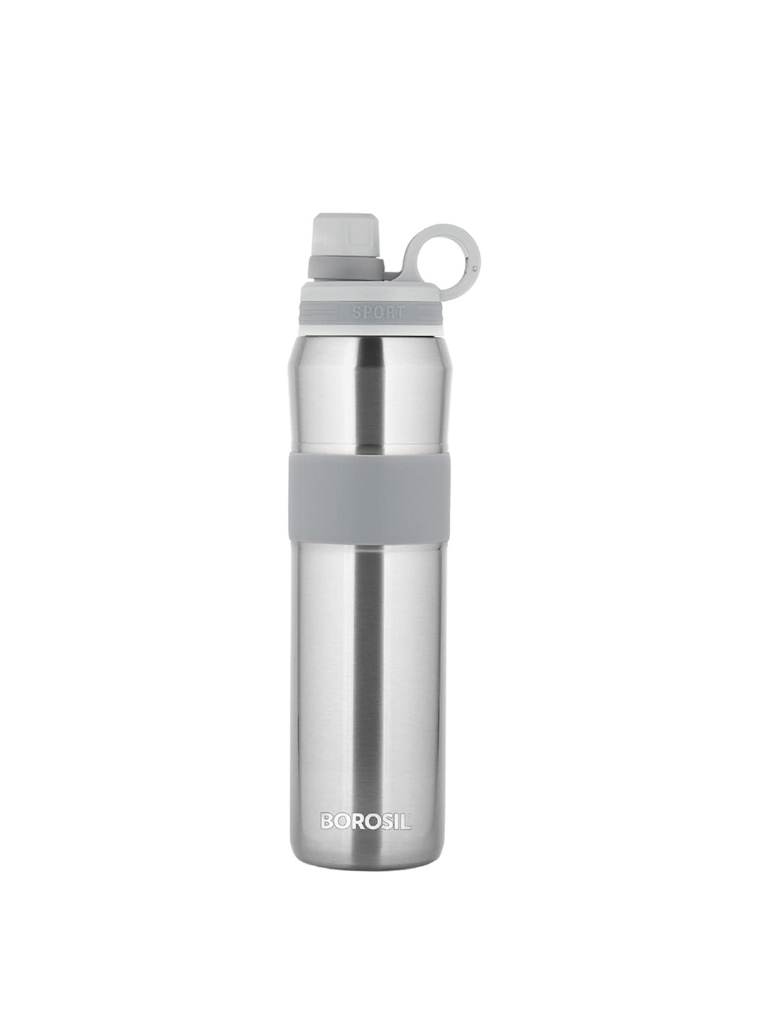 

BOROSIL Hydra Thirst Burst Stainless Steel Insulated Vacuum Water Bottle 800 ML, Silver