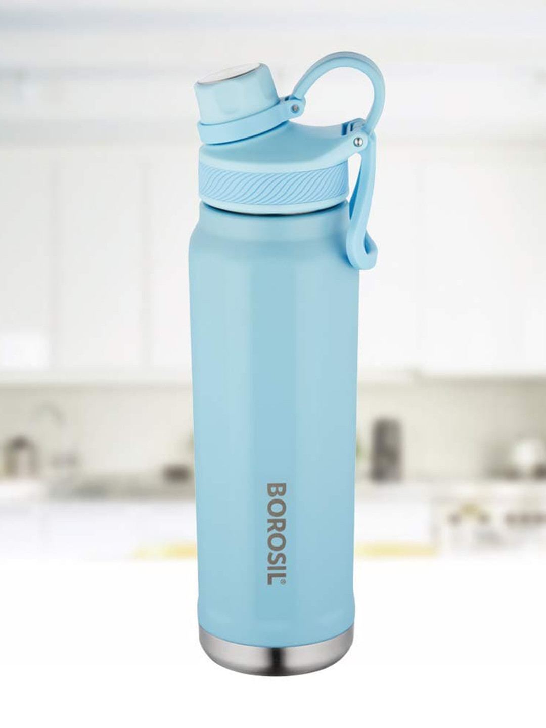 

BOROSIL Blue Hydra SportSip Stainless Steel Vacuum Insulated Flask 710 ML