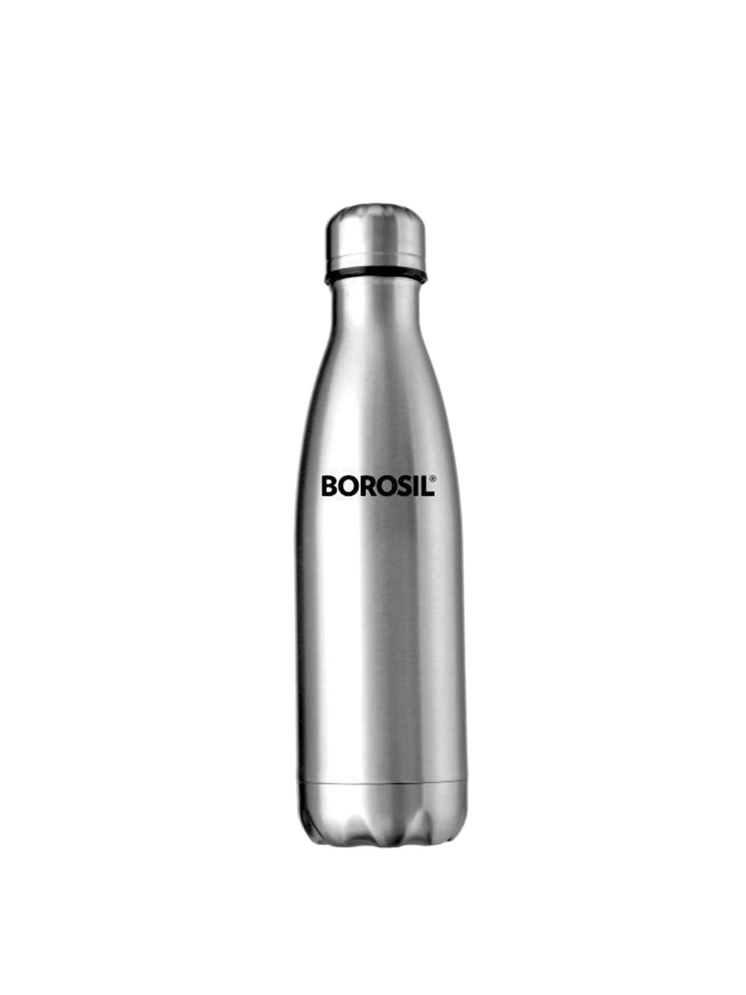 

BOROSIL Hydra Bolt Double-Walled Vacuum Insulated Stainless Steel Flask Water Bottle 1L, Silver