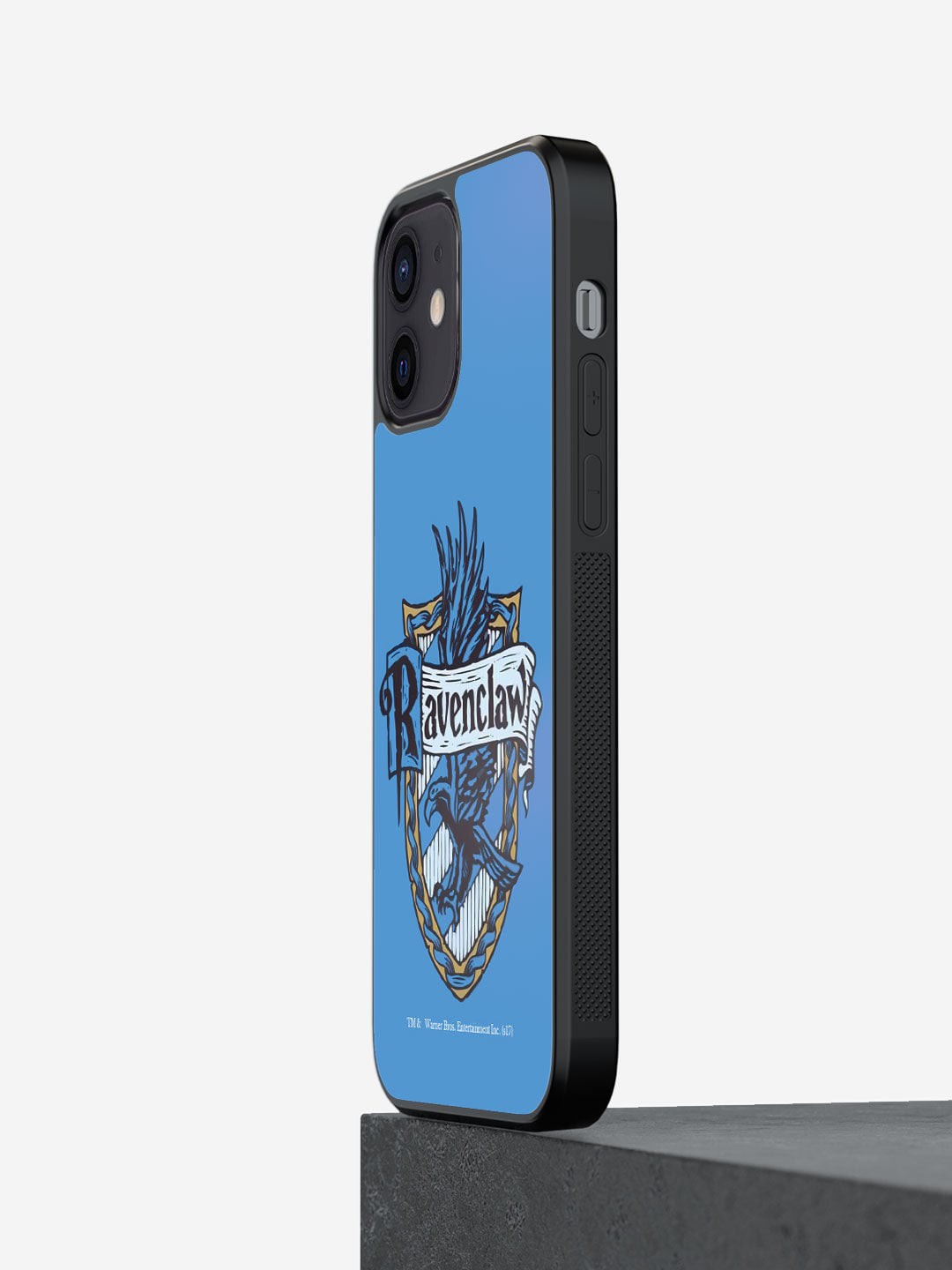 

macmerise Blue Rubber iPhone 12 Bumper Phone Back Case