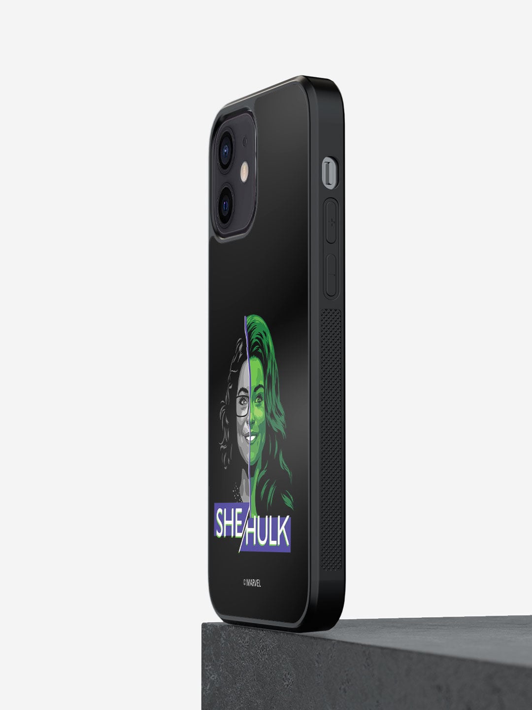 

macmerise Black Printed She Hulk Reveal Design iPhone 12 Mini Phone Back Case