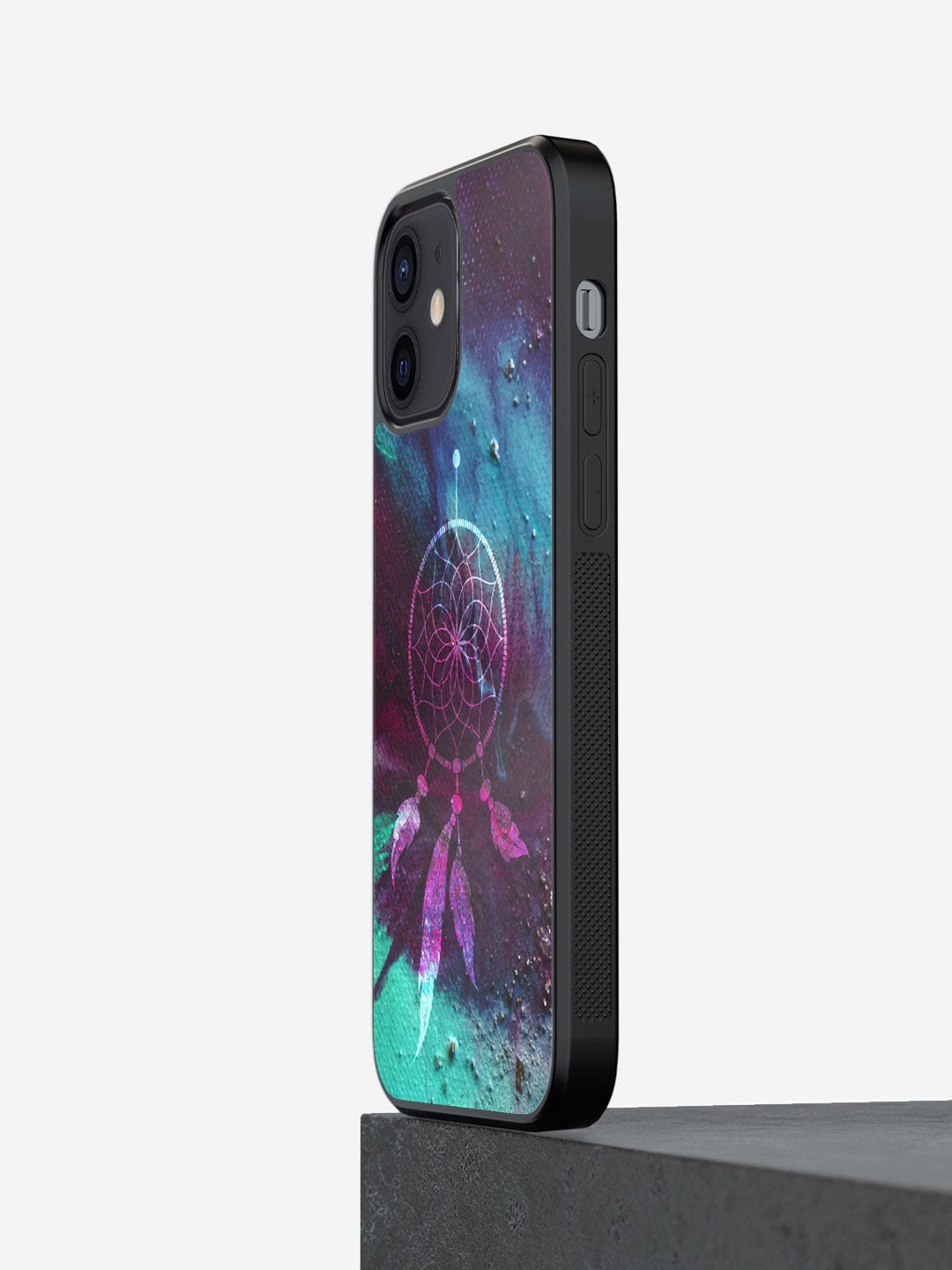 

macmerise Blue Dream Catcher Design iPhone 12 Bumper Phone Back Case